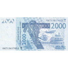 P816Tb Togo - 2000 Francs Year 2004